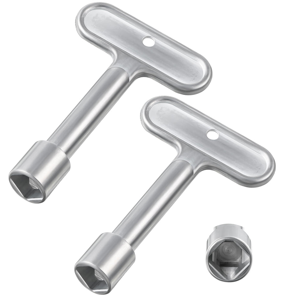 Dreyoo hydrant key with 3/8-inch square head for quick shutoff