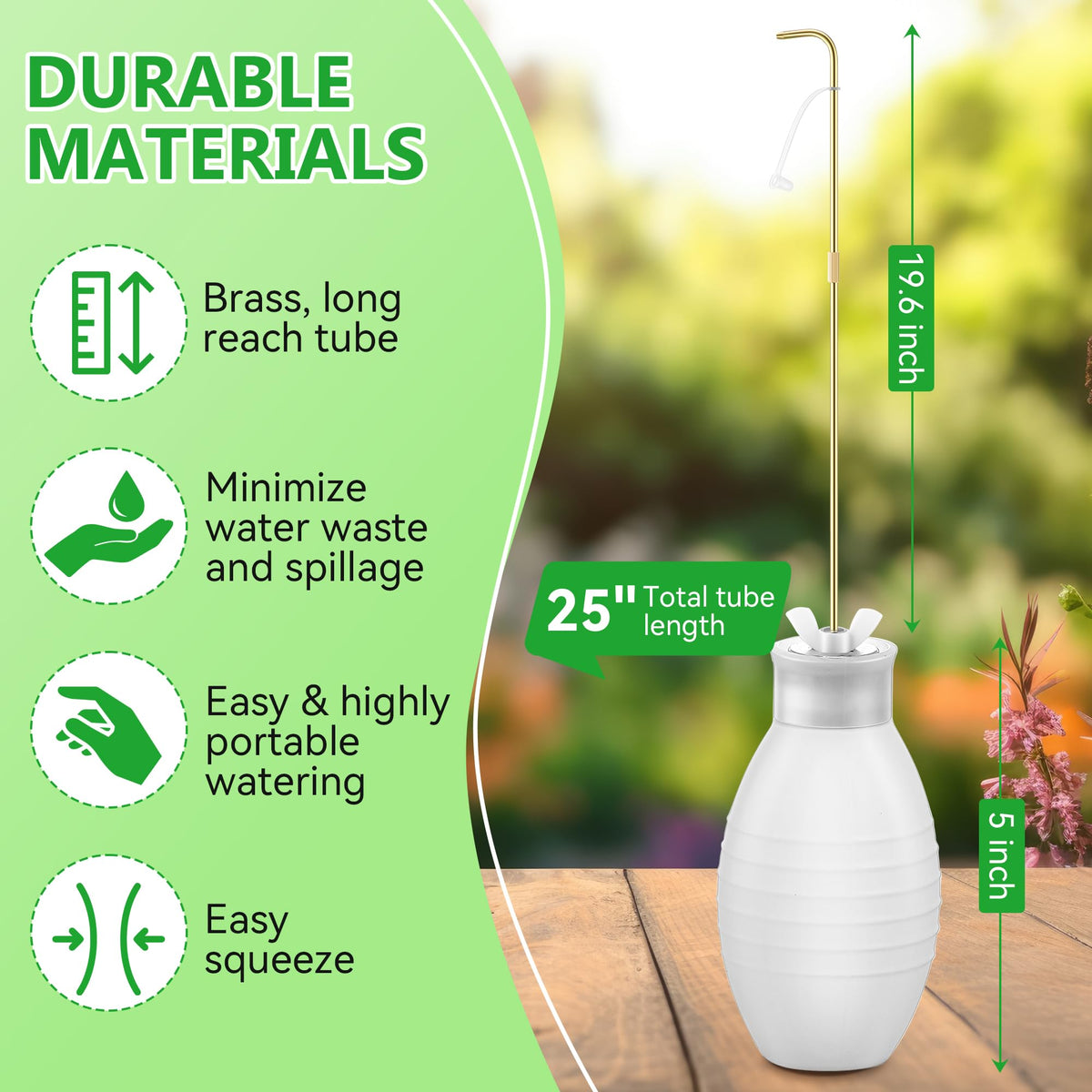 Dreyoo leak-proof connection shows durable, spill-free design.