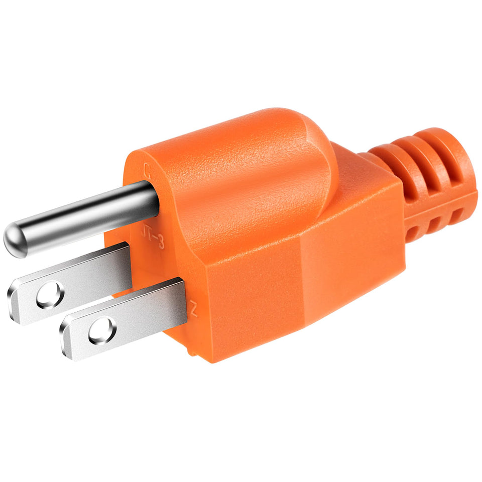 Dreyoo neutral ground bonding plug in orange for proper RV power bonding