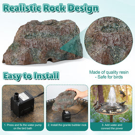 Dreyoo safe materials keep birds safe and maintain color.