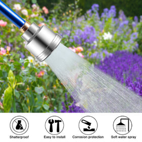 Dreyoo water nozzle aluminium alloy for durable gardening use