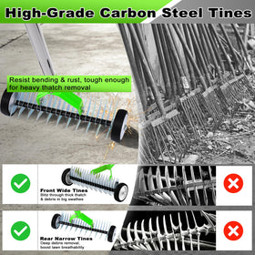 Extendable handle from 35 to 63 inches for ergonomic use