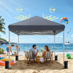 Driftalia canopy folded compact size for easy trunk storage.