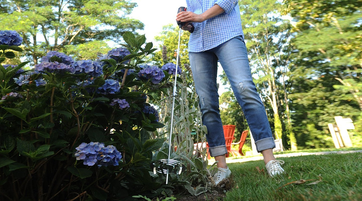 DRILLTILL weed out removes weeds and roots effectively.