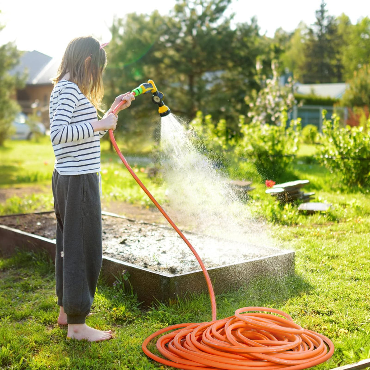 DRINCOSH safety materials hose suitable for watering plants and washing pets.