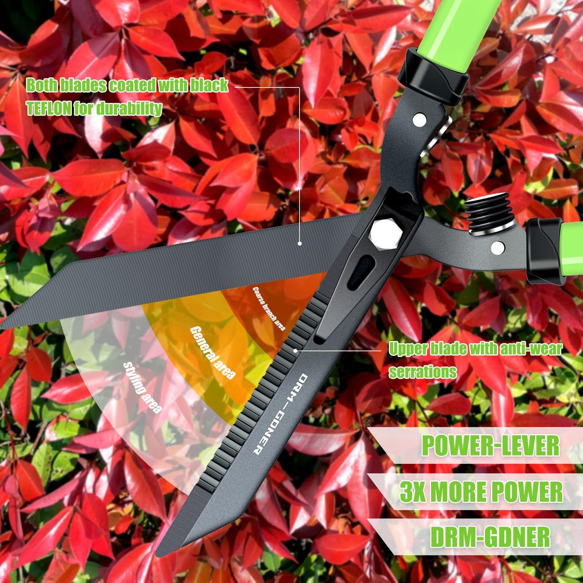 DRM-GDNER anti rust coating protects blades outdoors