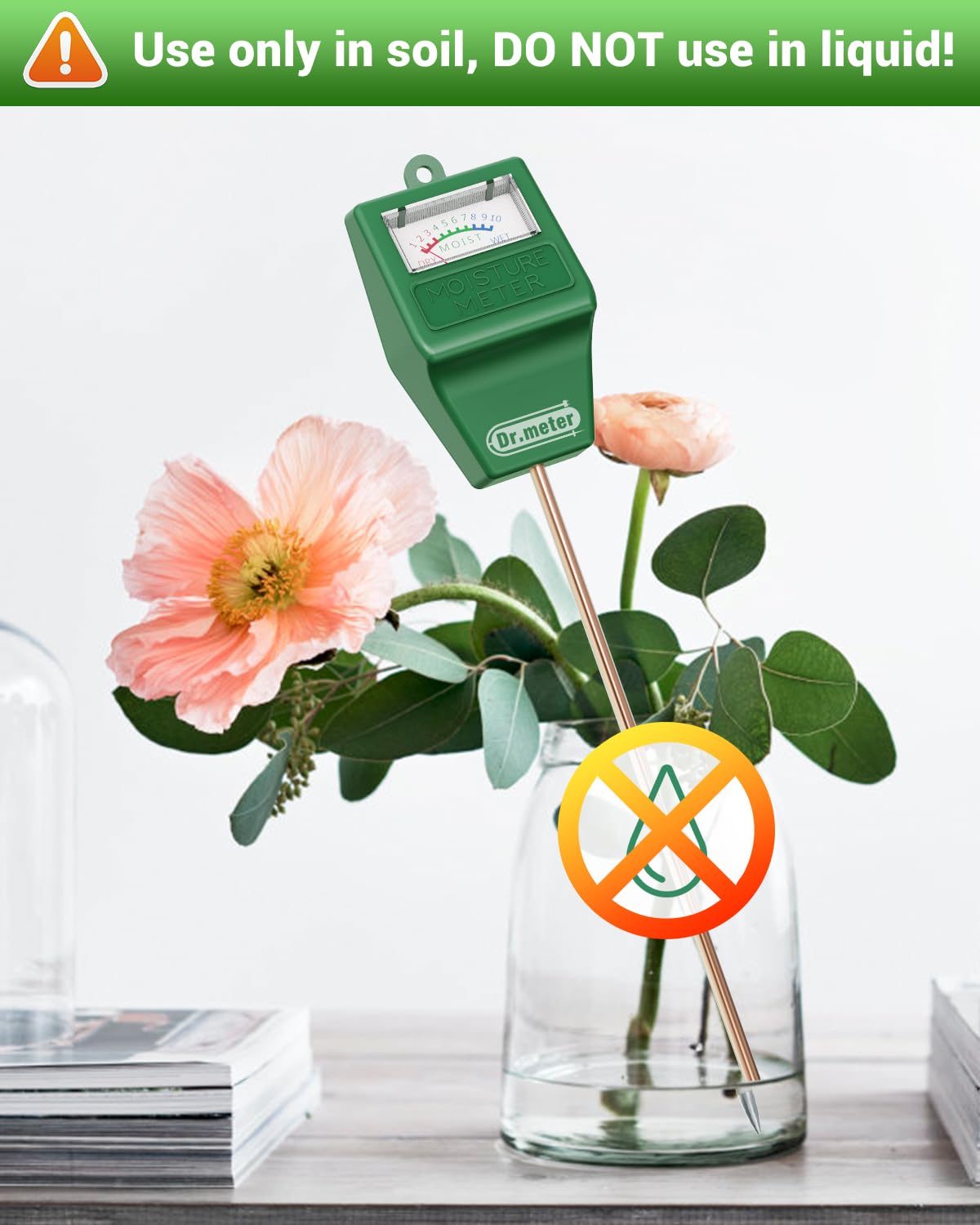 Dr.meter single-probe minimizes root disturbance during testing