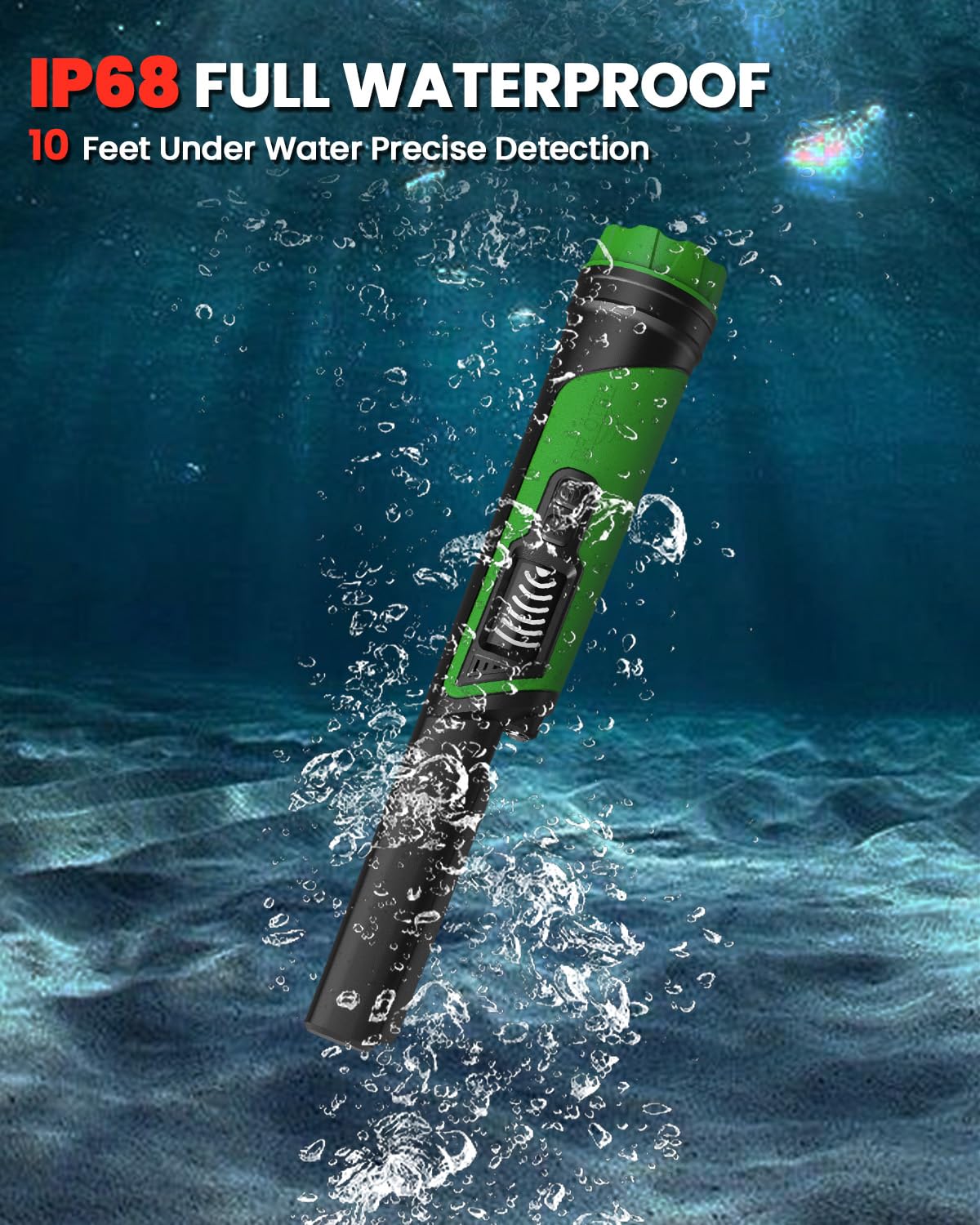 DR.ÖTEK pinpointer uses interference cancellation to reduce false alarms during hunts