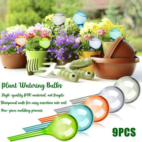 Droutti watering globes compatible with indoor and outdoor plants for versatile irrigation.