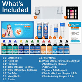 Dr.Tim.Wang pH test solution bottle showing color-guided results