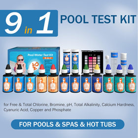 Dr.Tim.Wang 9 Way Test Tank with reagents for easy sample testing