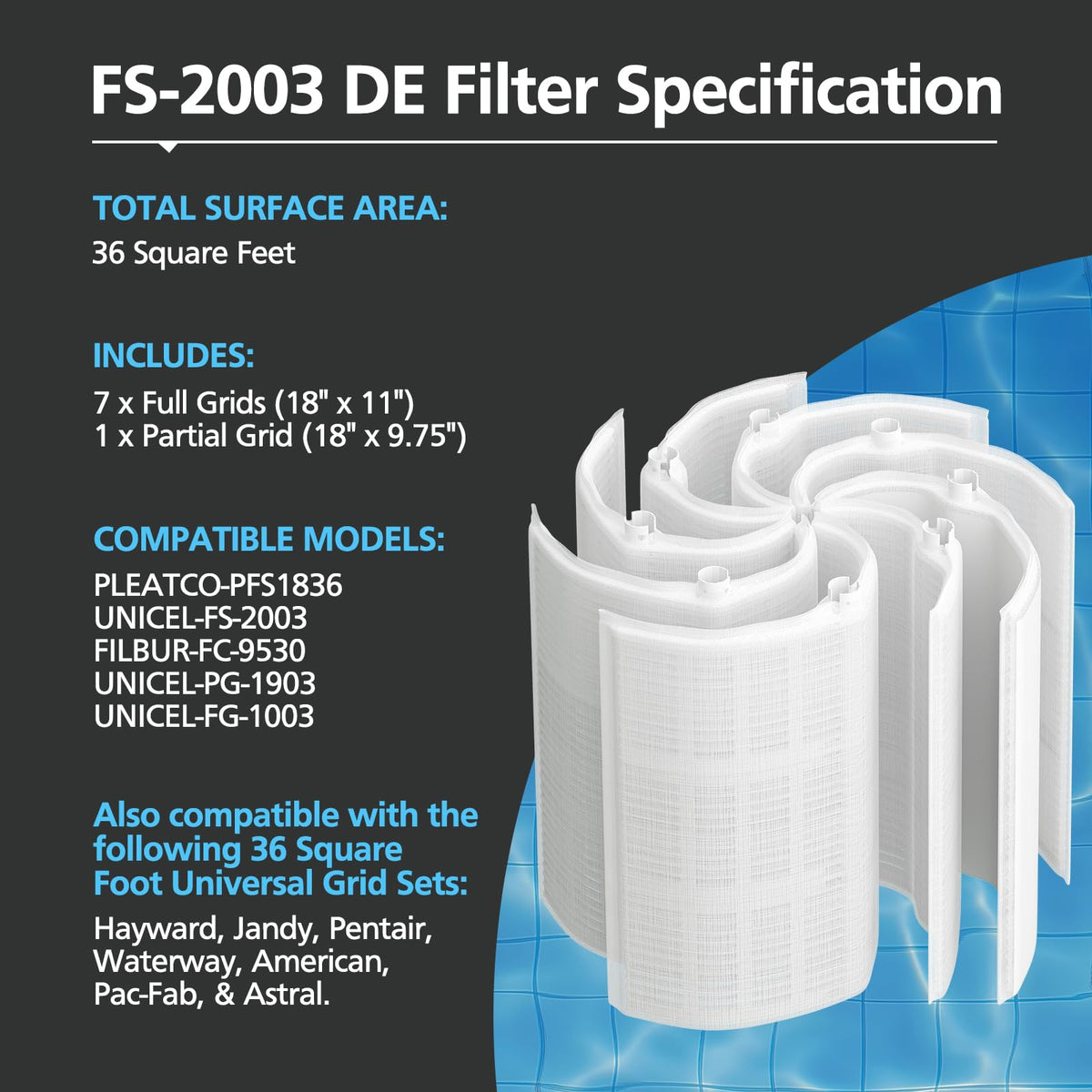 Drupany FS-2003 easy-clean grid demonstrates simple maintenance.