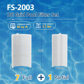 Drupany FS-2003 grid dimensions and compatibility details for fit.
