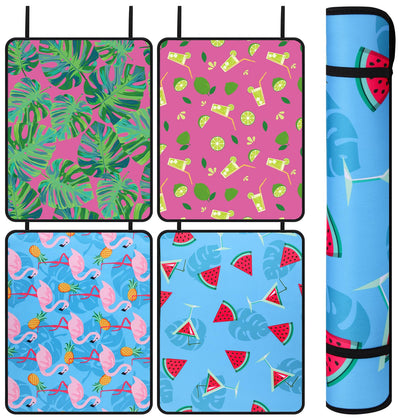 Drydiet pool seats 4-pack setup offers ample coverage for poolside lounging and socializing