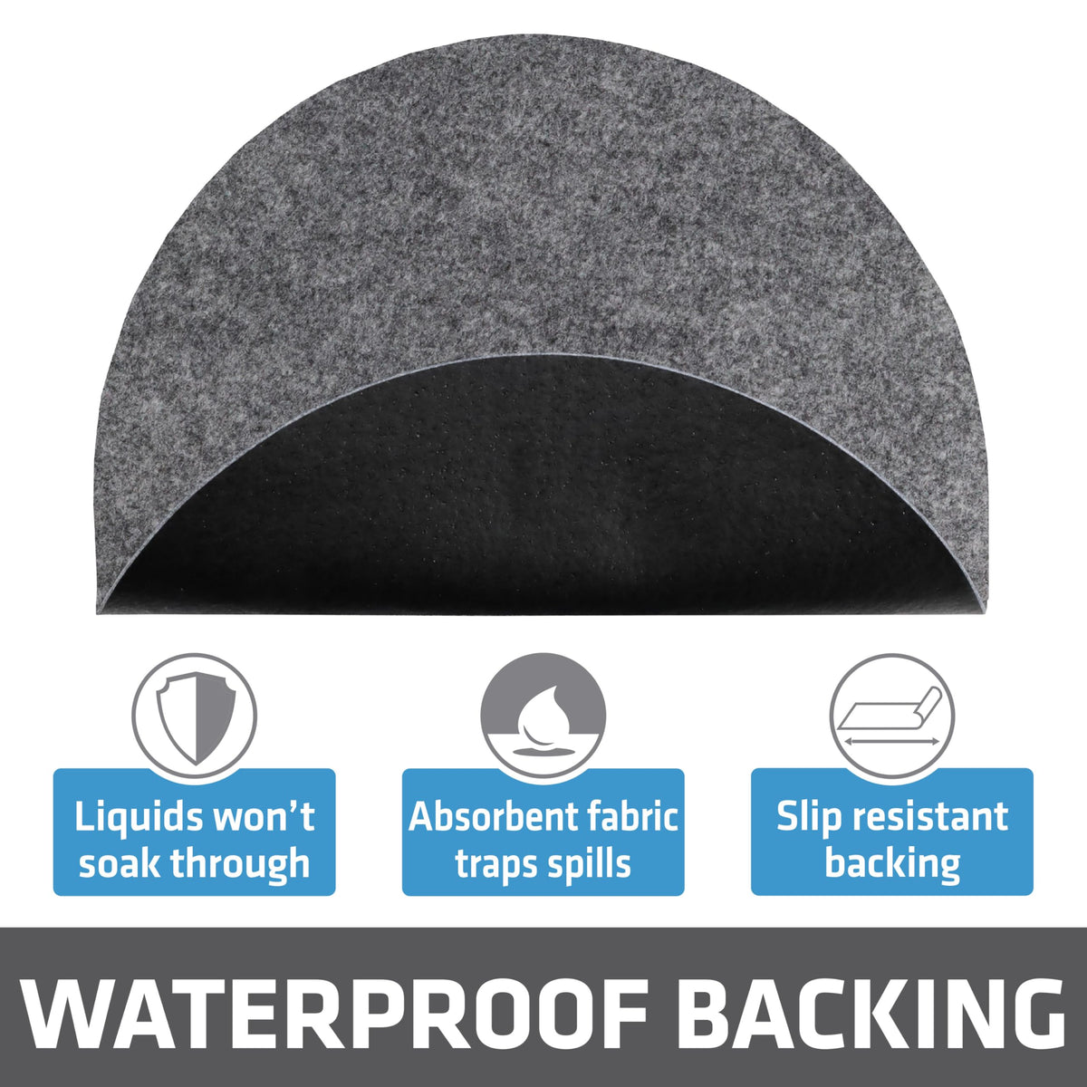 Drymate plant coaster showcases absorbent fabric and moisture control.