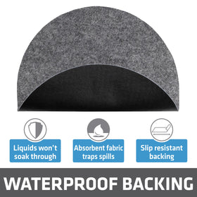 Drymate plant coaster showcases absorbent fabric and moisture control.