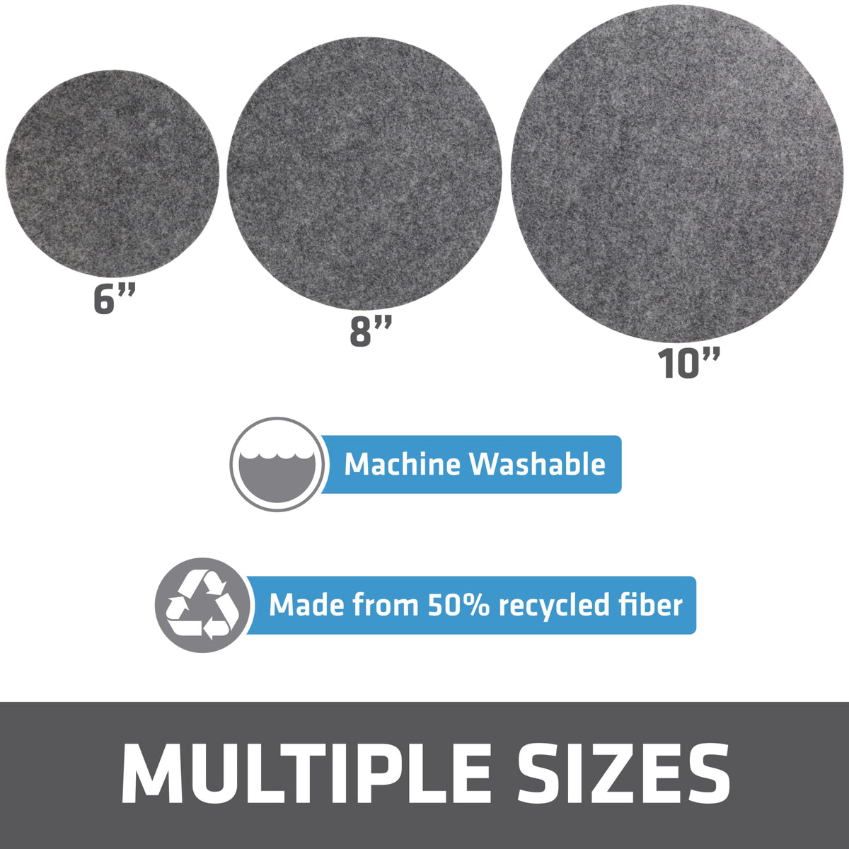 Drymate USA-made plant coaster label indicates origin for quality.