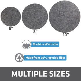Drymate USA-made plant coaster label indicates origin for quality.