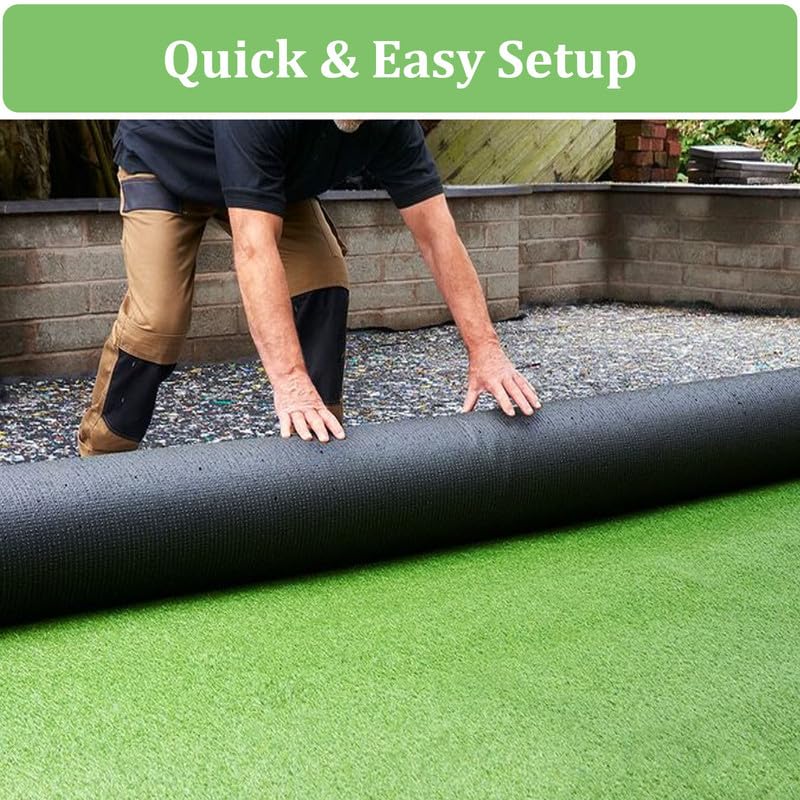 DSDESHU cut-to-fit grass turf for flexible space coverage.