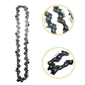 Close-up of 3/8 inch pitch and 0.050 inch gauge DSkoiph chain for durable, precise cuts.