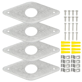 Dsyboko hose bib mounting plate exterior faucet mounting for secure outdoor installation