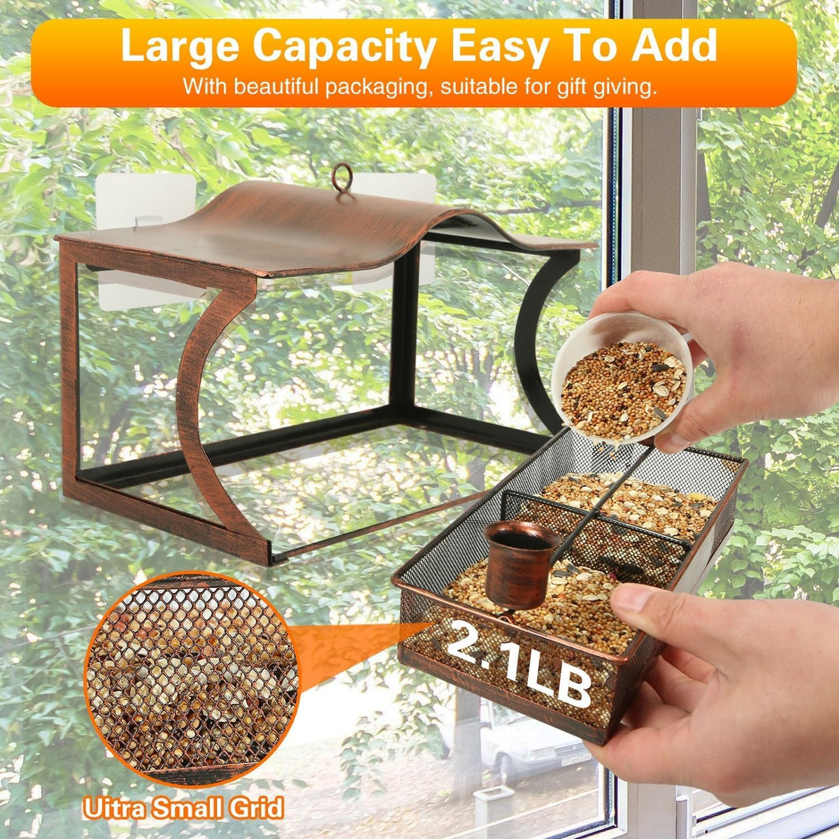 DTEPFUEN Removable tray with water cups simplifies refilling and maintenance.