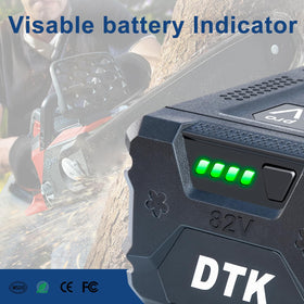 DTK battery with over-charge and overheat protection.