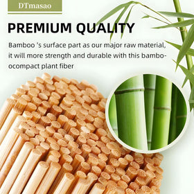 DTmasao 4mm bamboo skewers ready for precise appetizer plating.