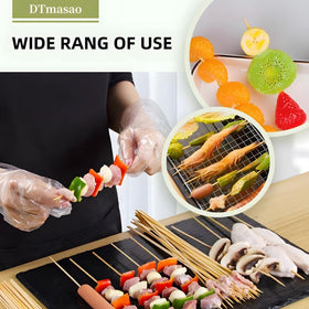 DTmasao bamboo skewers for fondue and chocolate fountain dipping.