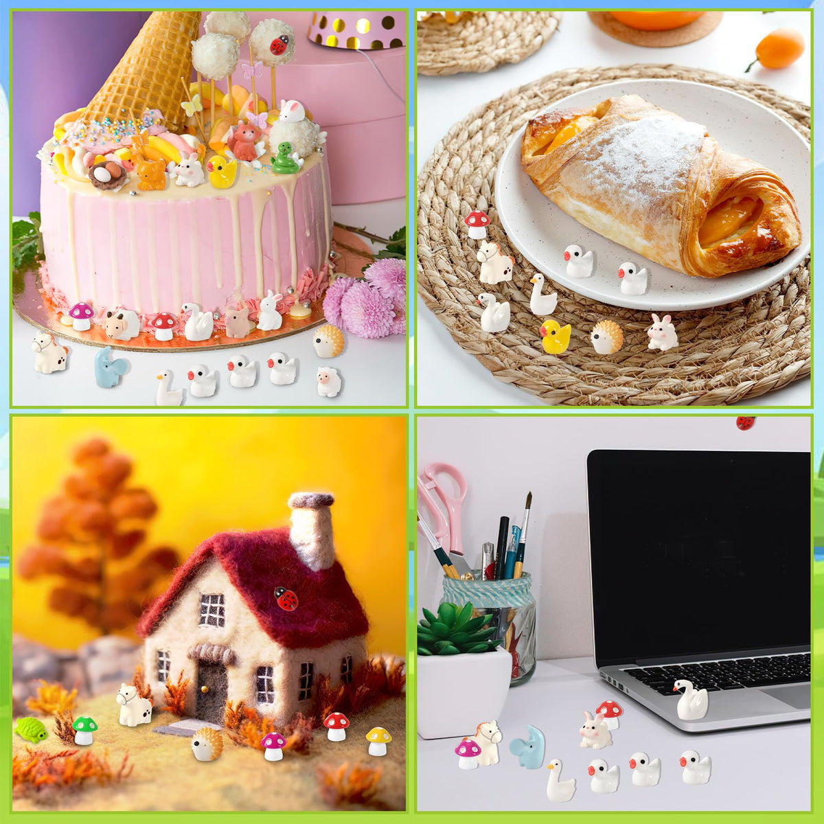 DTOFOOT mini ponies resin figures for stable dioramas and education.
