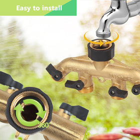 DTRK outdoor faucet extension and protection enhances hose durability