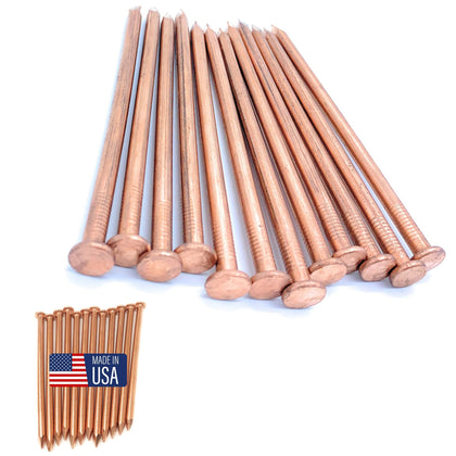 Dubbs Hardware 5-inch nail spikes pack for durable tree and stump management.