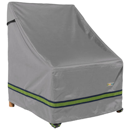Duck Covers Soteria 36-inch chair cover front view protects from dust and sun.