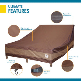 Duck Covers double-stitched seams boost durability for harsh weather.