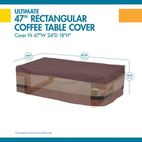 Duck Covers elastic hem with cord lock ensures a secure fit.