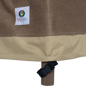 Duck Covers Elegant waterproof cover with breathable panels to reduce interior condensation.