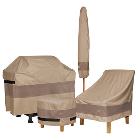 Duck Covers Elegant secure attachment keeps the cover in place during gusts.