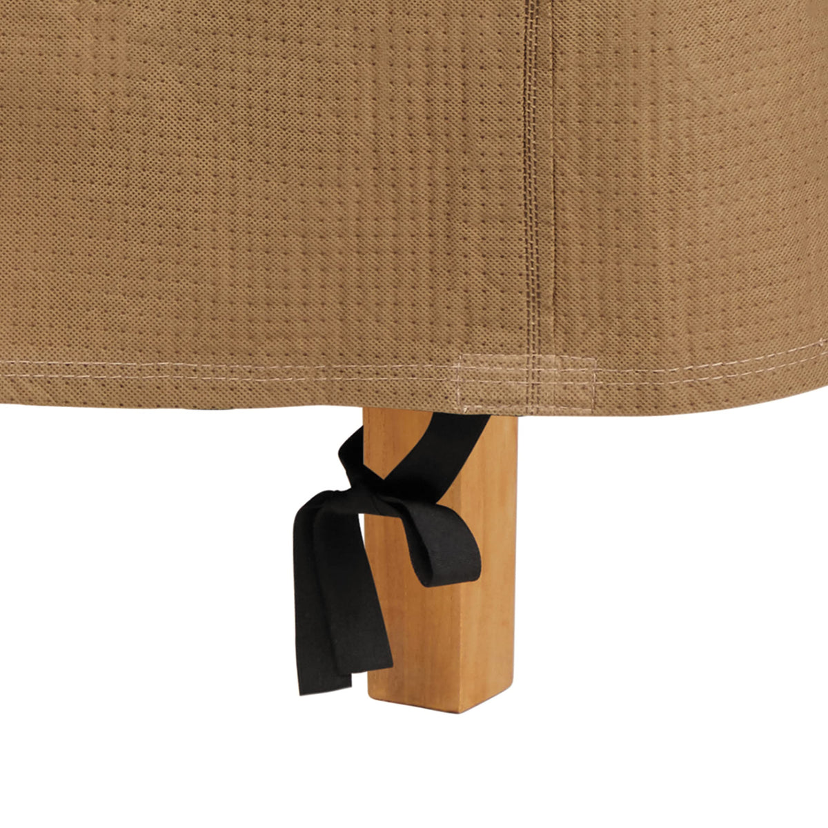 Duck Covers seam test closeup highlights ultrasonic welded seams to prevent leaks