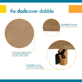 Duck Covers durable material closeup demonstrates long lasting outdoor protection