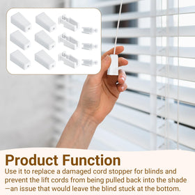 DuckcowsC 3-pack contains cord stop housing and knob sets for multiple shades.