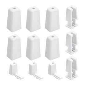 DuckcowsC cord stop housing white improves lift consistency for Duette and Applause shades.