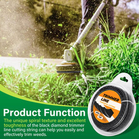 DuckcowsC long 115ft line minimizes reloads during large jobs.