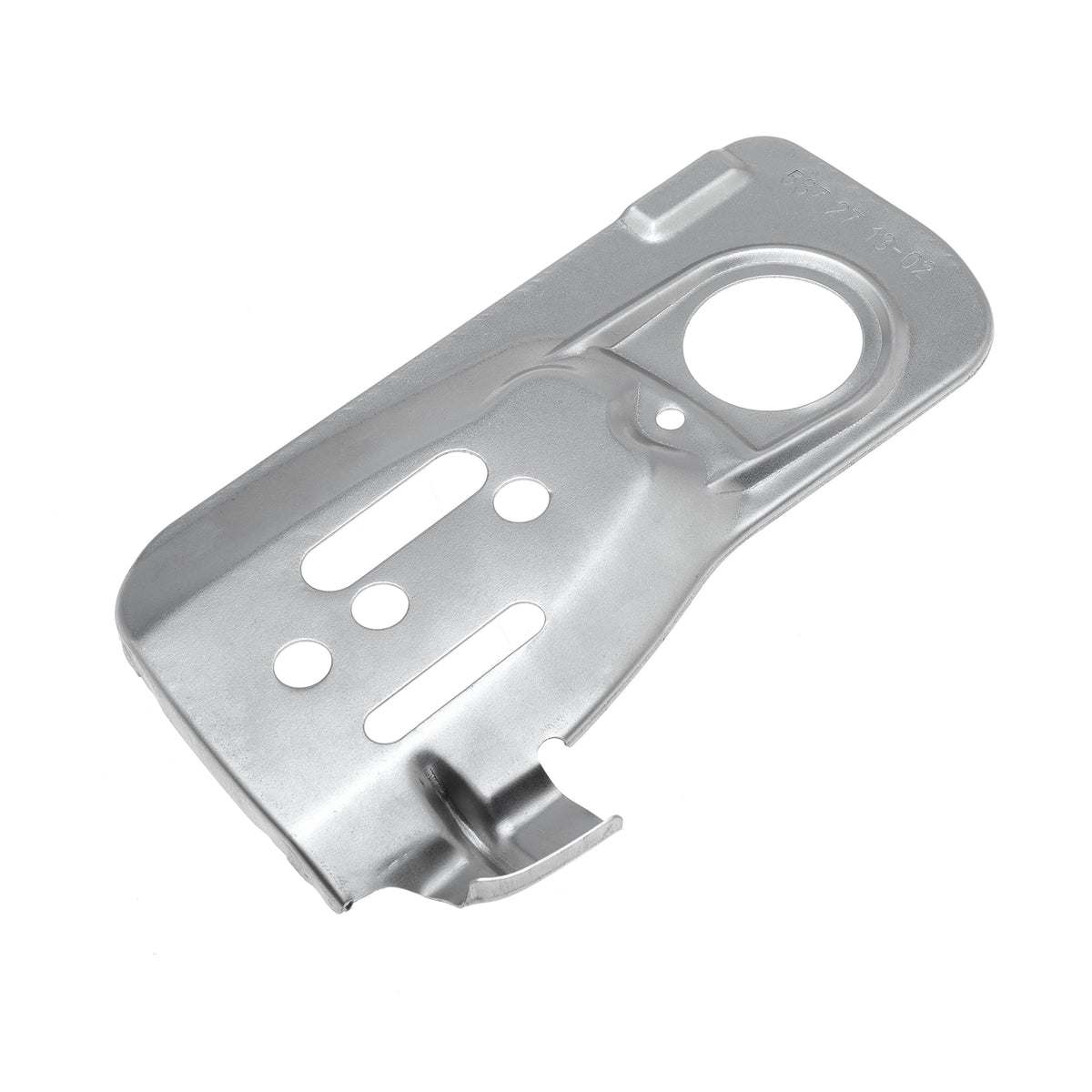 Ducpuve oil pump cover plate for Jonsered CS2255, detailed close-up.