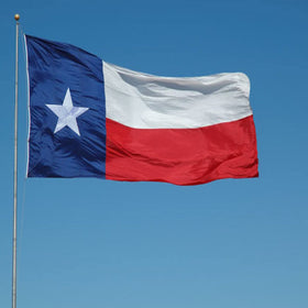 ducuh Texas State Flag closeup highlights UV and water resistance