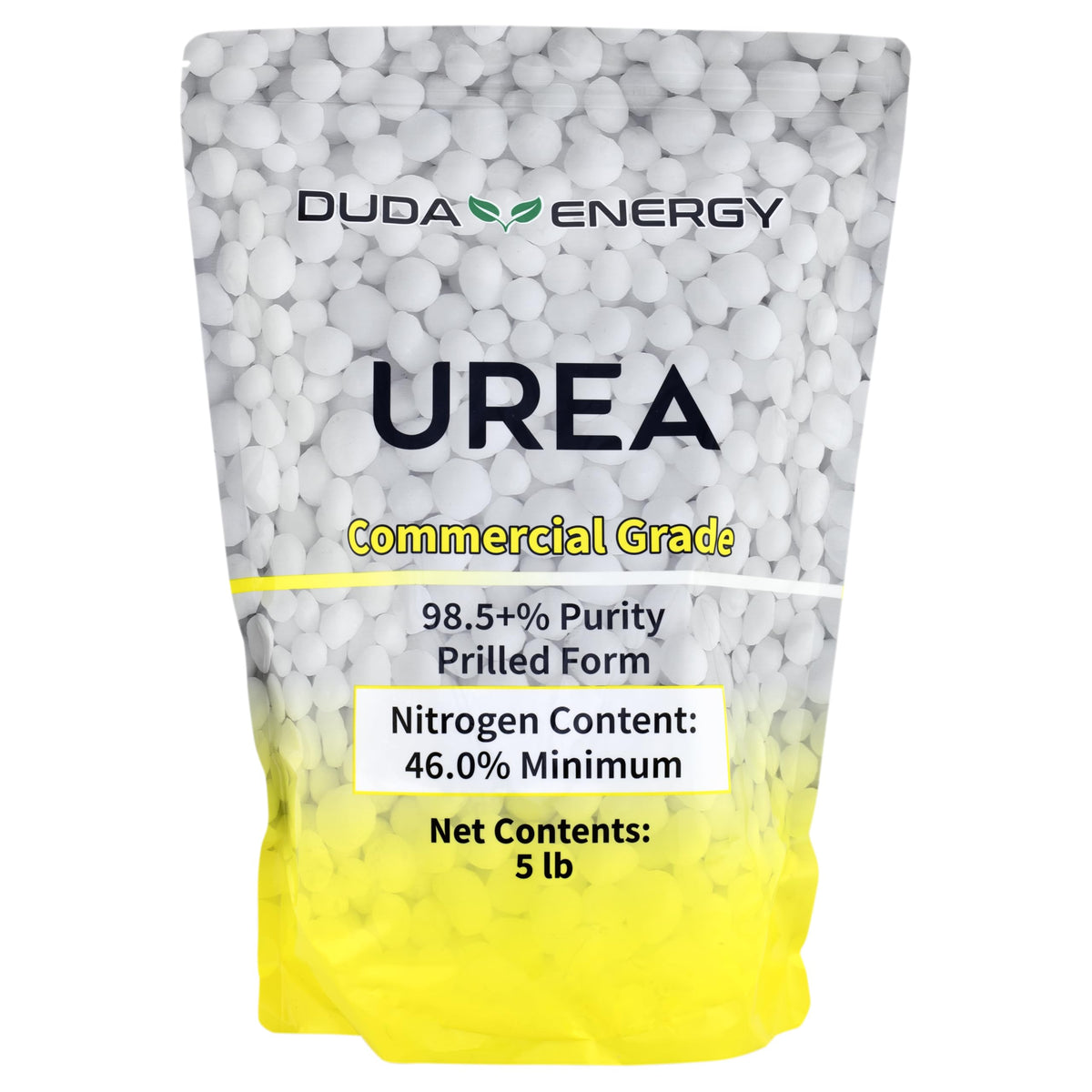 Duda Energy prilled urea 5 lb bag for soil improvement and lawn care