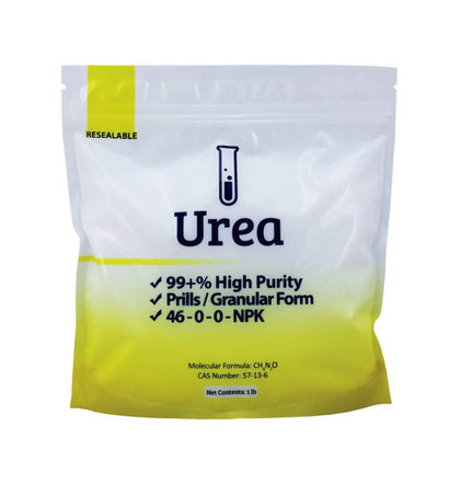Duda Energy urea prilled pellets for efficient nitrogen delivery to soil.