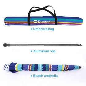 Duerer beach umbrella carrying bag makes transport easy and convenient.