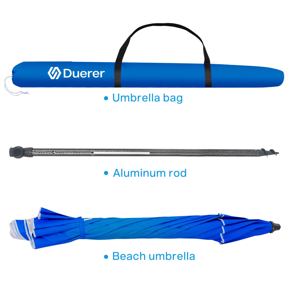 Duerer carrying bag makes transport to beach or patio easy