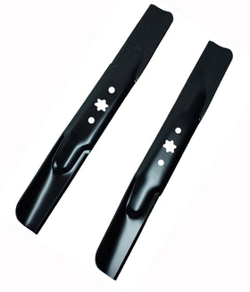 Duheri blade side edge close up highlighting precision cutting for clean lawns.