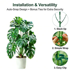Dukars Velcro plant tie roll for gentle plant training